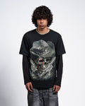 T-SHIRT SKULL COWBOY GUNSLINGER